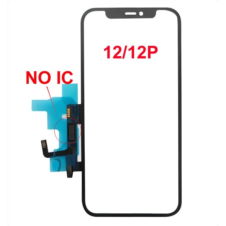 For iPhone 12/12 Pro - Glass/OCA/Digitiser No IC