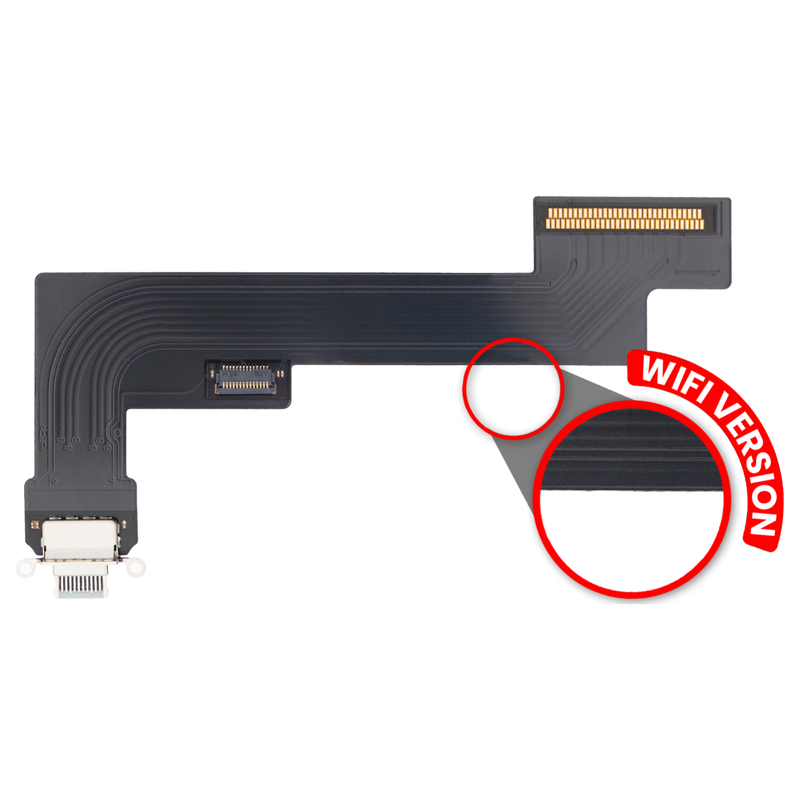 For iPad Air 4/5 - Charging Port Platinum