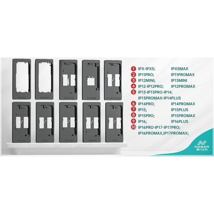 Nasan NA-CLN Machine - With Full Set Molds for iPhone (Pre Orders 2 Week Lead Time)