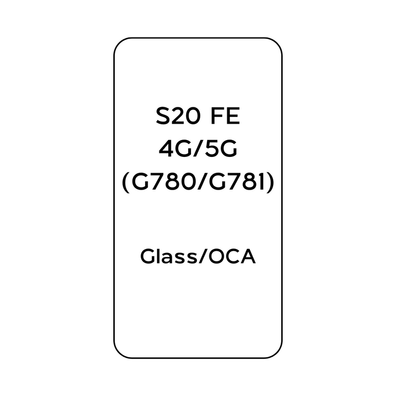 For Samsung S20 FE 4G/5G (G780/G781) - Glass/OCA