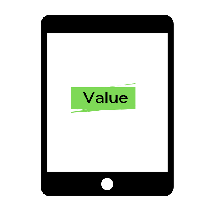 For iPad 7/8/9 (10.2 2019/2020/2021) - Value Digitiser