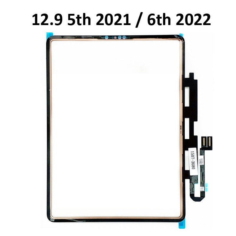 For iPad Pro 12.9 (5th/6th) - Front Glass Digi/OCA - Tesa Tape Pre Installed