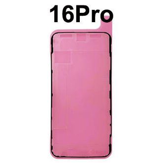 For iPhone 16 Pro - Waterproof Seal/Screen Adhesive (Front) - Pink