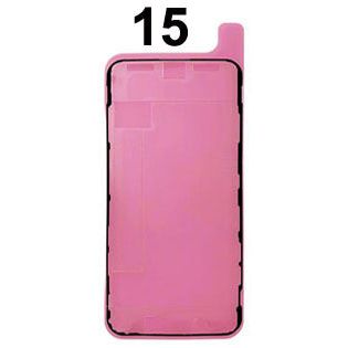 For iPhone 15 - Waterproof Seal/Screen Adhesive (Front) - Pink