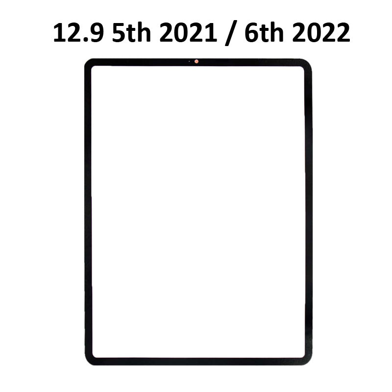 For iPad Pro 12.9 (5th/6th) - Front Glass with OCA - Tesa Tape Pre Installed
