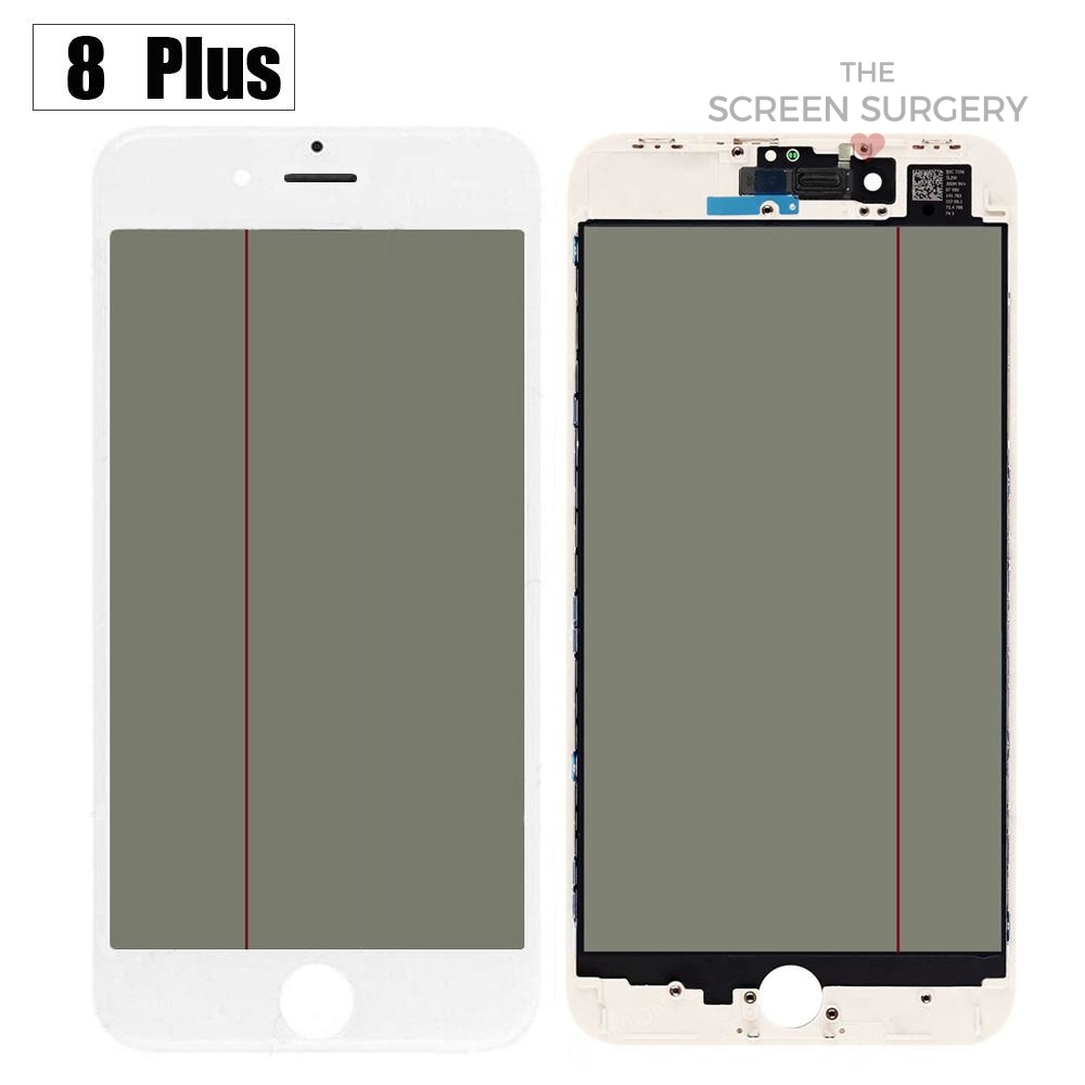 For iPhone 8 Plus - 4 in 1 Front Glass — The Screen Surgery