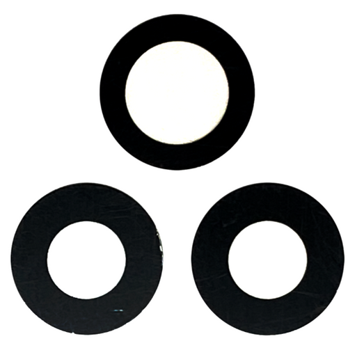 For iPhone - 12 Pro Max - Camera Lens Glass Only with Adhesive - 10 Pack