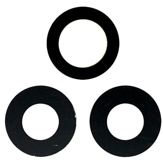 For iPhone - 12 Pro Max - Camera Lens Glass Only with Adhesive - 10 Pack