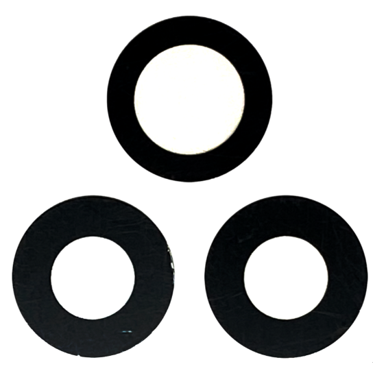 For iPhone - 12 Pro - Camera Lens Glass Only with Adhesive - 10 Pack