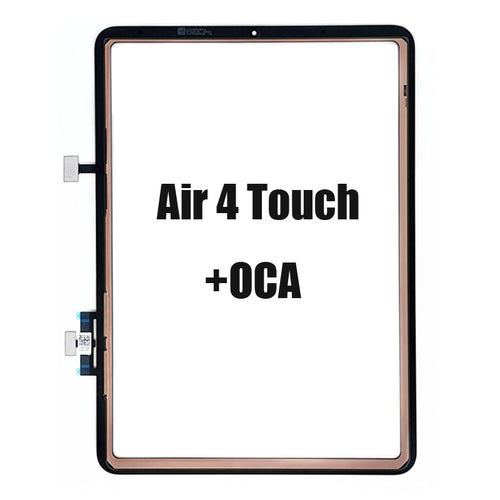 For iPad Air 4/5 - Front Glass Digi/OCA - Tesa Tape Pre Installed (WiFi and Cellular)
