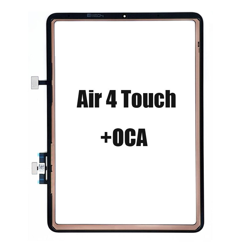 For iPad Air 4/5 - Front Glass Digi/OCA - Tesa Tape Pre Installed (WiFi and Cellular)