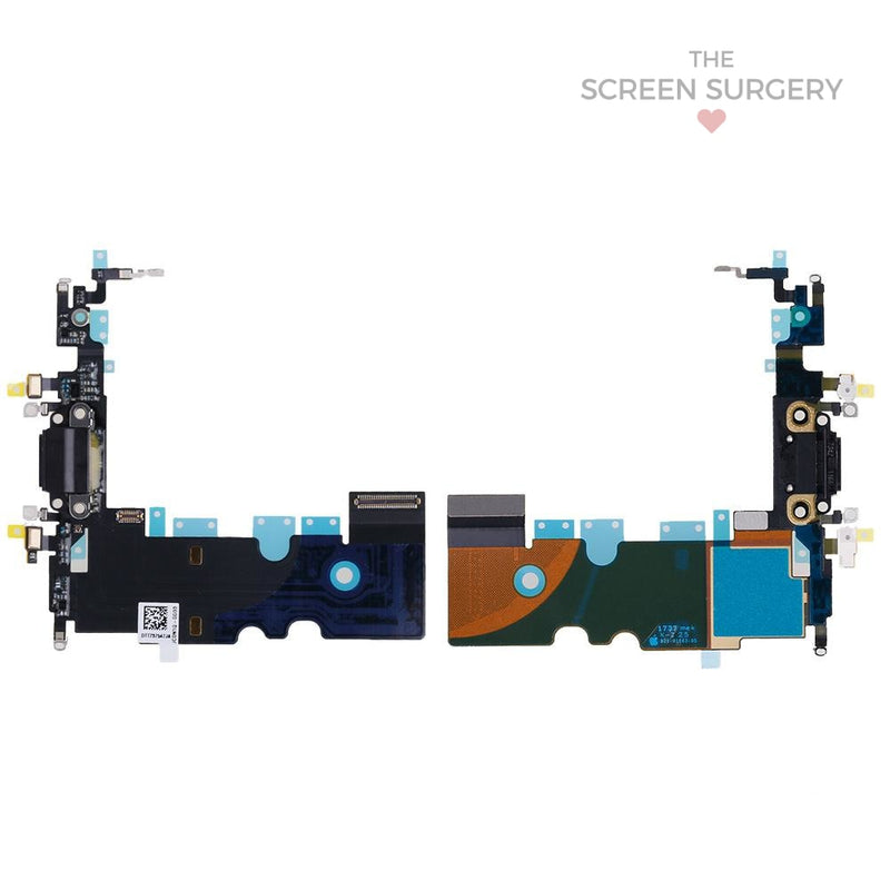 8 Charging Port Flex Cable Ori - Black (Apple) Iphone