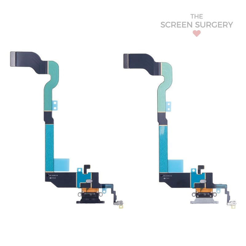 Apple Iphone X Charging Port Flex Cable Black Original