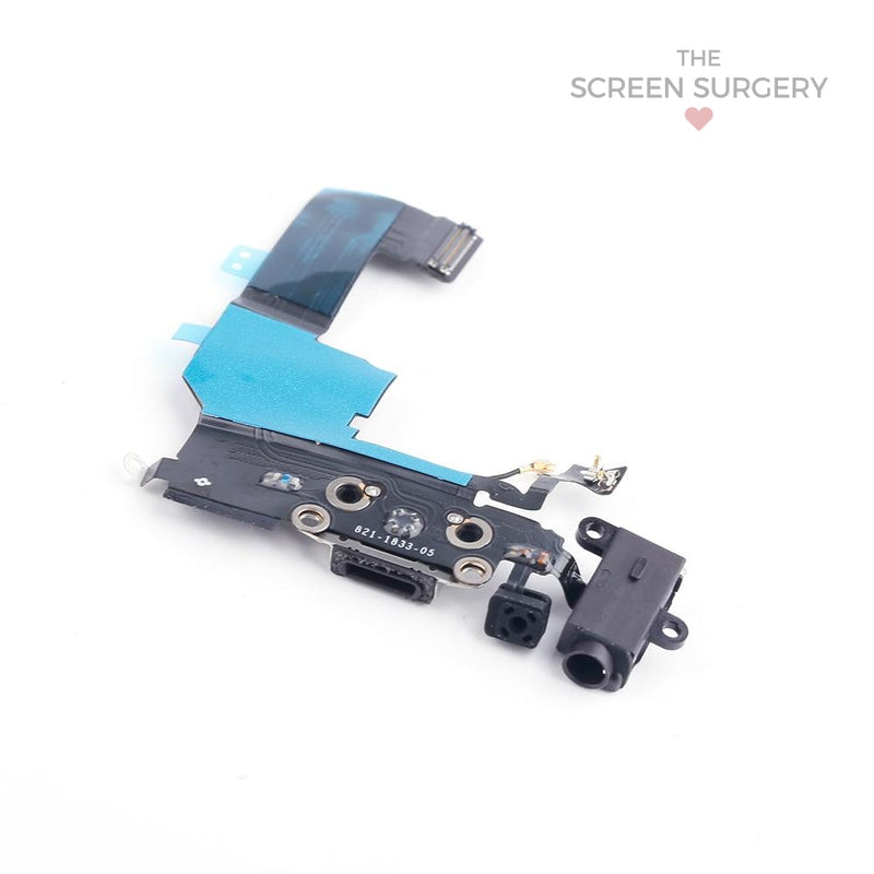 Iphone 5C Charging Port & Cable Black Original (Apple)