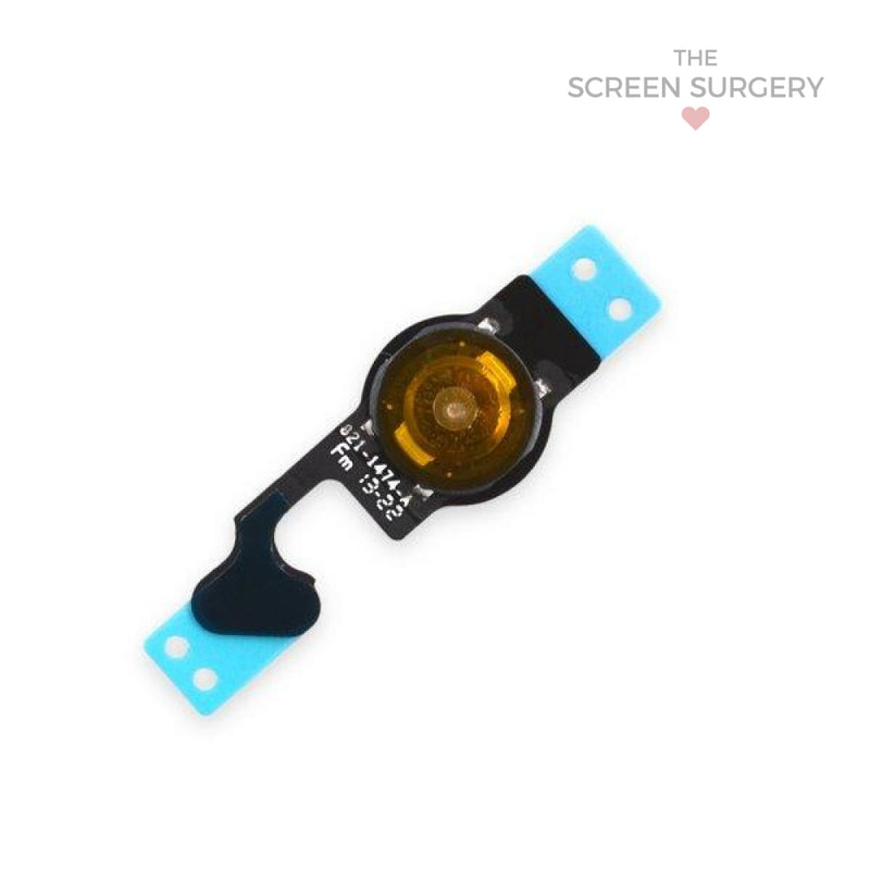 Iphone 5G Home Button Full Assembly - No Plastic (Apple)
