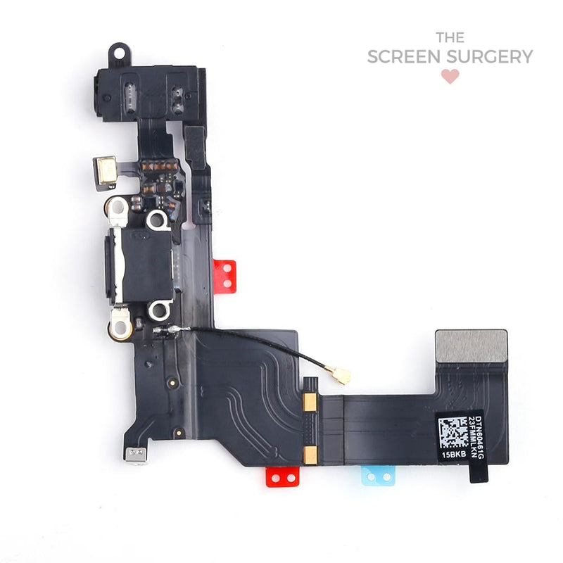 Iphone 5S Charging Port &cable Black Ori (Apple)