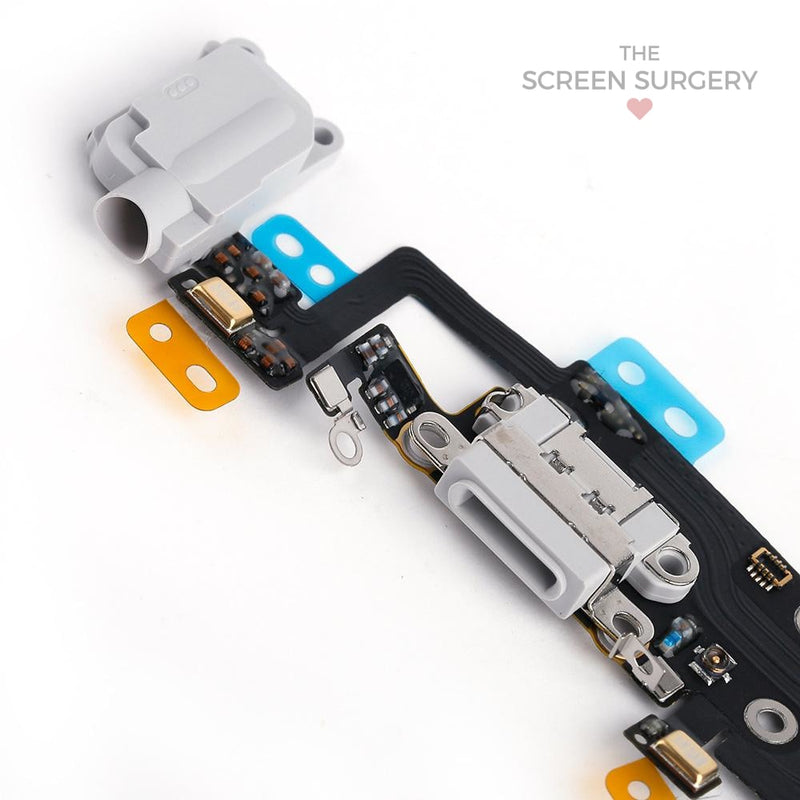 Iphone 6S Plus Charging Port Flex White Ori (Apple)