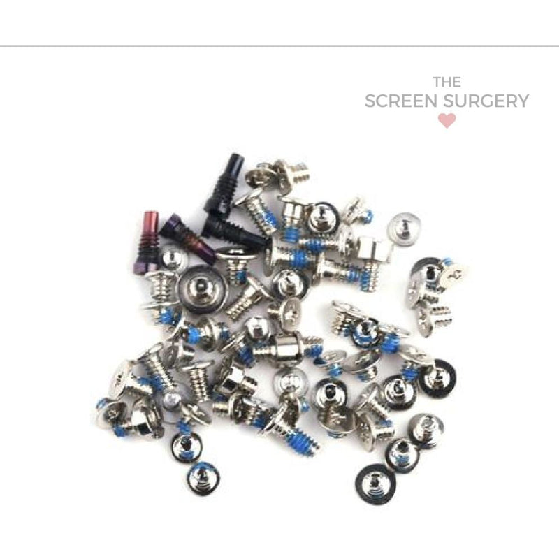 Iphone 8 Full Set Screws - White / Silver (Apple)