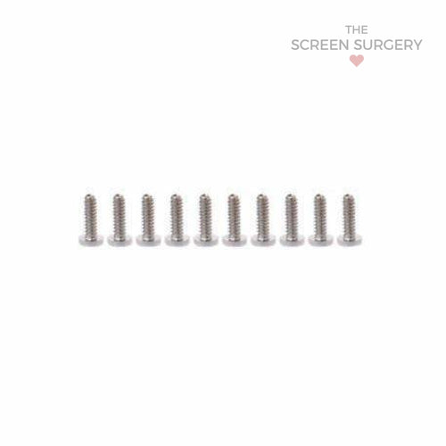 For iPhone 8/8 Plus Bottom Screw x 10 Silver - Platinum