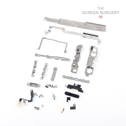 For iPhone X Inner Metal Retaining Bracket Set - Platinum