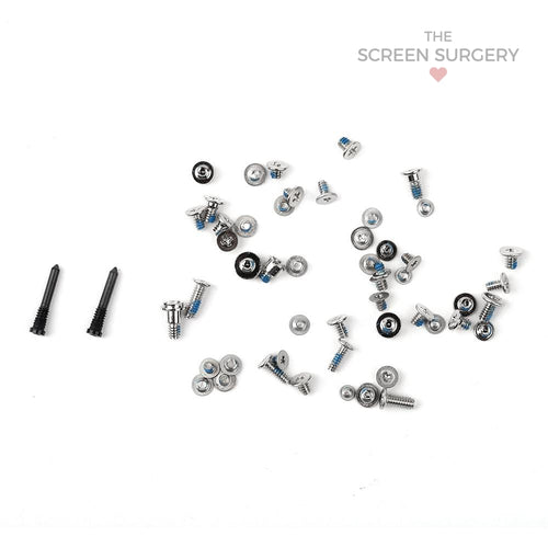For iPhone XS Max Full Set Screws Black - Platinum