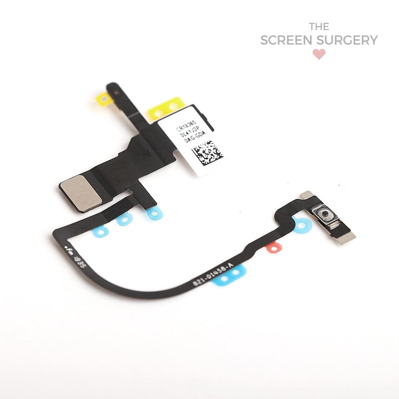 Iphone Xs Power Button Flex Cable With Metal Bracket Original