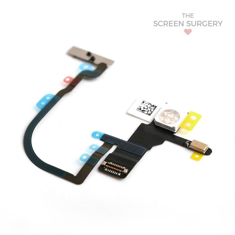 Iphone Xs Power Button Flex Cable With Metal Bracket Original