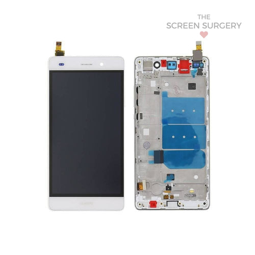 LCD Touchscreen ( New Disassembly ) - White, Huawei P8
