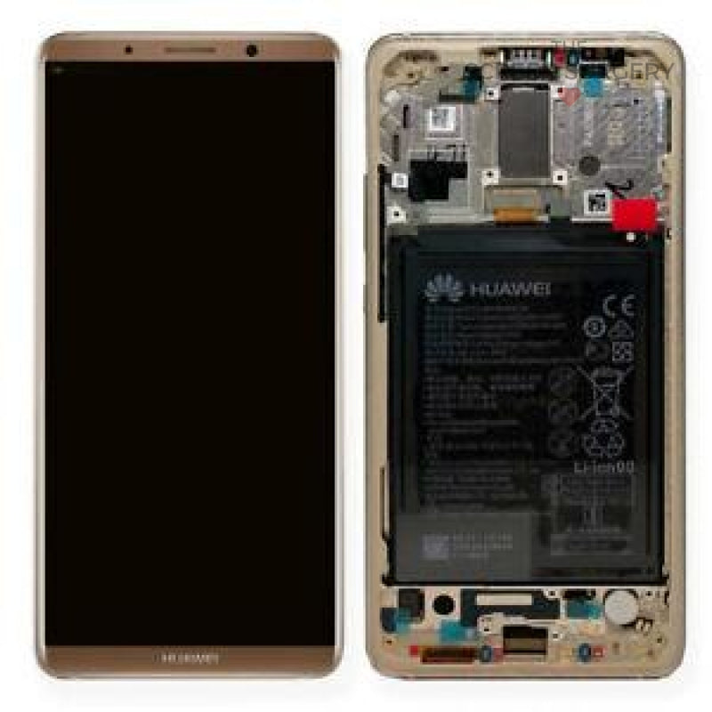 Lcd Touchscreen With Battery - Brown Huawei Mate 10