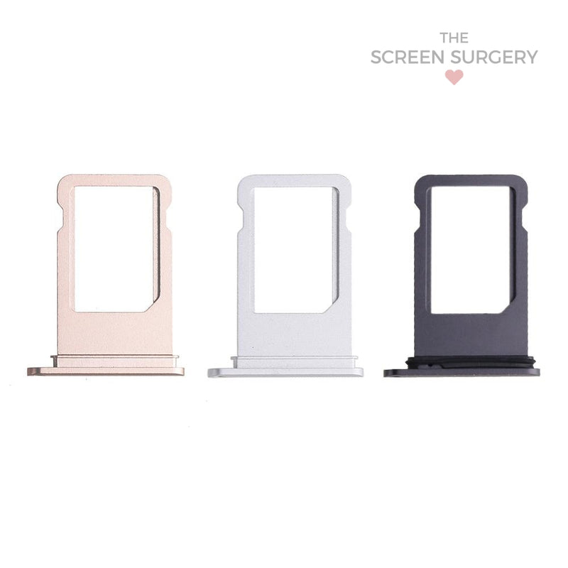 Phone 8 Plus Sim Card Tray - Black (Apple) Iphone